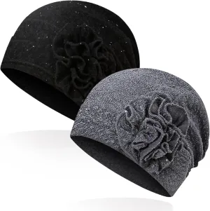 AZJ Chemo Headwear for Women Cancer Hats Caps Head Coverings for Women Chemo