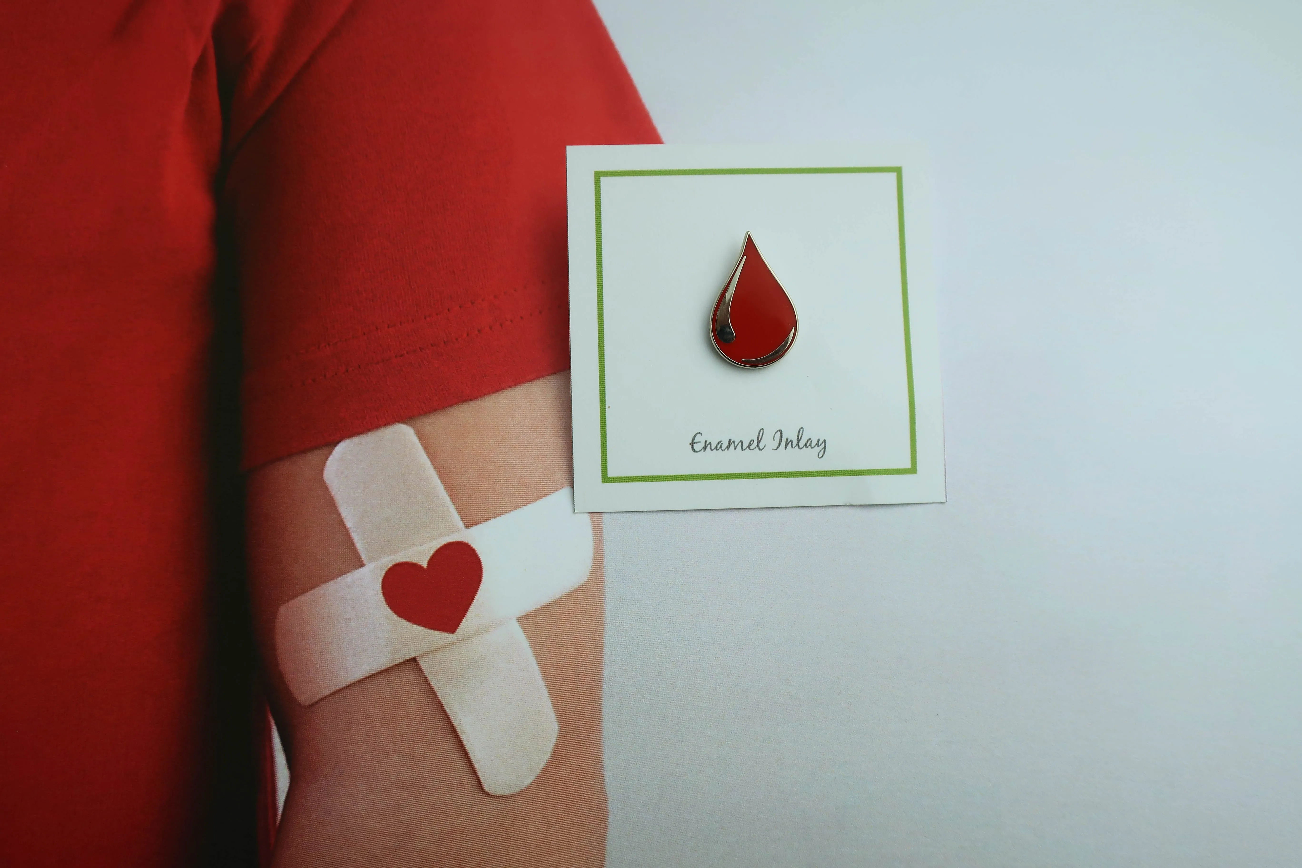 Blood Drop Enamel Pin