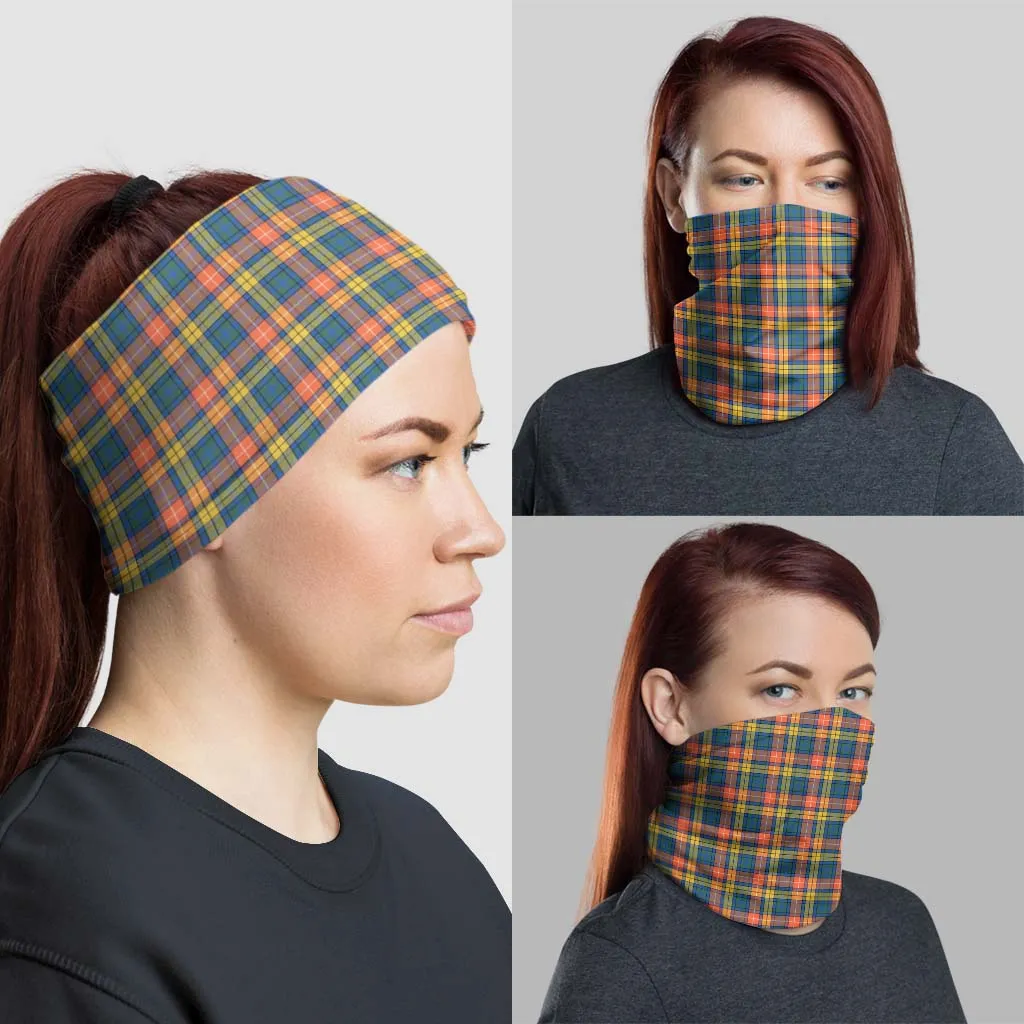 Buchanan Ancient Tartan Neck Gaiters, Tartan Bandanas, Tartan Head Band