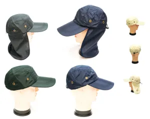 Caps with Neck Flap Protection