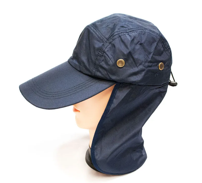 Caps with Neck Flap Protection