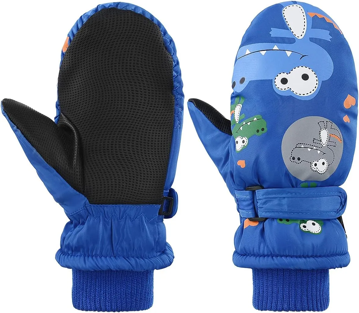 Century Star Winter Lined Fleece Toddler Mittens Waterproof Snow Mittens for Toddler Girls Boys Kids Snow Gloves Ski