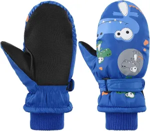 Century Star Winter Lined Fleece Toddler Mittens Waterproof Snow Mittens for Toddler Girls Boys Kids Snow Gloves Ski