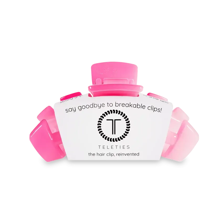 Classic Clip Pink Ombre - Medium Hair Clip
