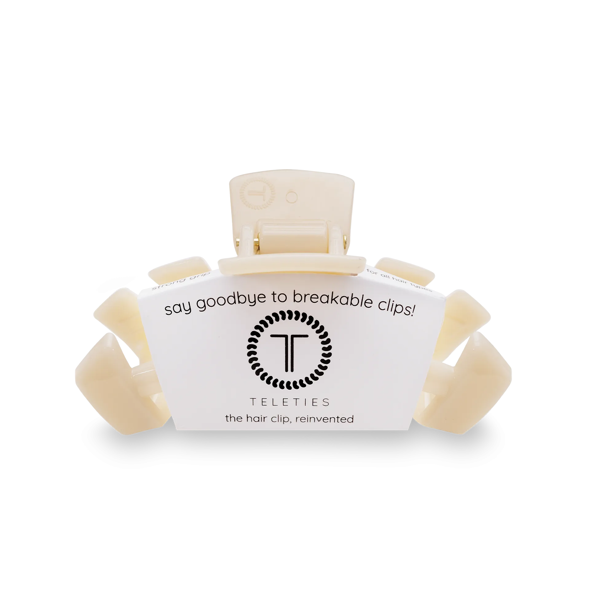 Classic Hair Clip | Small | Almond Beige