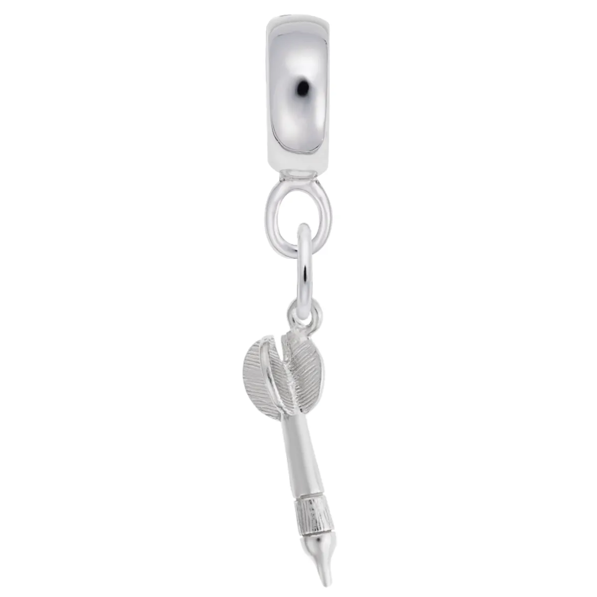 Dart Charm Dangle Bead In Sterling Silver