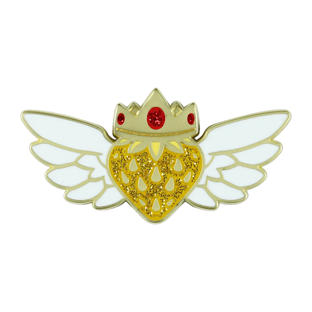 Golden Strawberry Pin