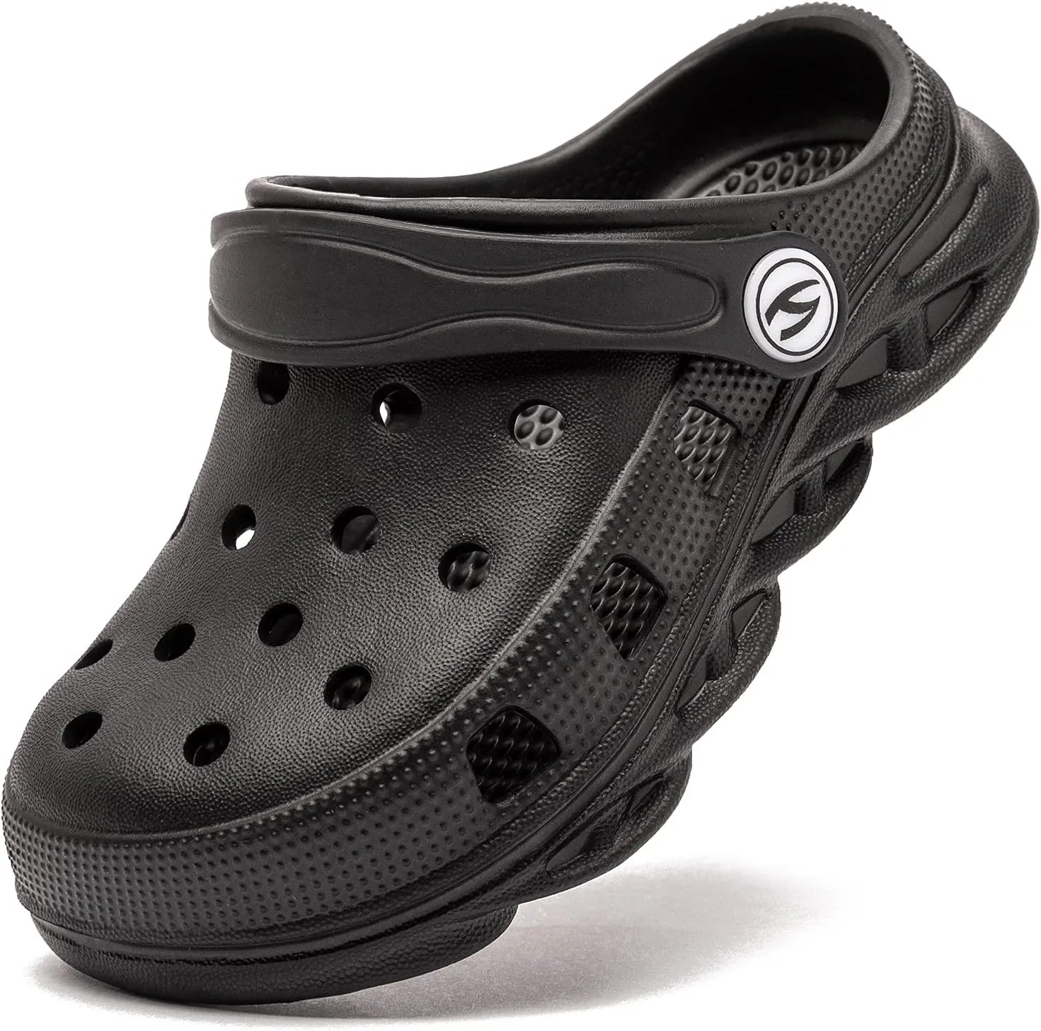 HOBIBEAR Boys and Girls Classic Graphic Garden Clogs Slip on Water Shoes(Toddler/Little Kids/Big Kids)