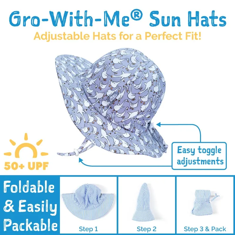 Kids’ Gro-With-Me® Cotton Floppy Hat - Cool Tropical