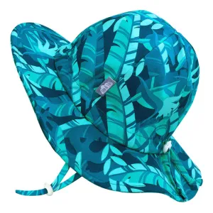 Kids’ Gro-With-Me® Cotton Floppy Hat - Cool Tropical