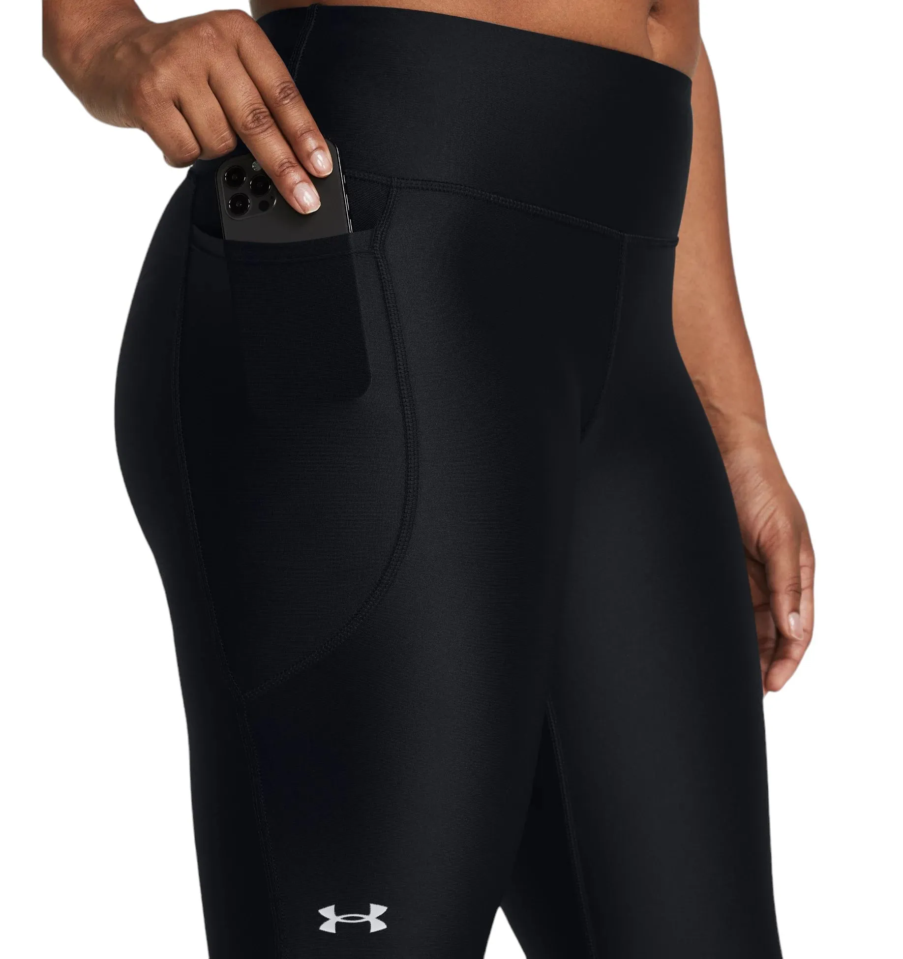 Leggins Vanish Breeze Ankle Donna Black/Metallic Silver