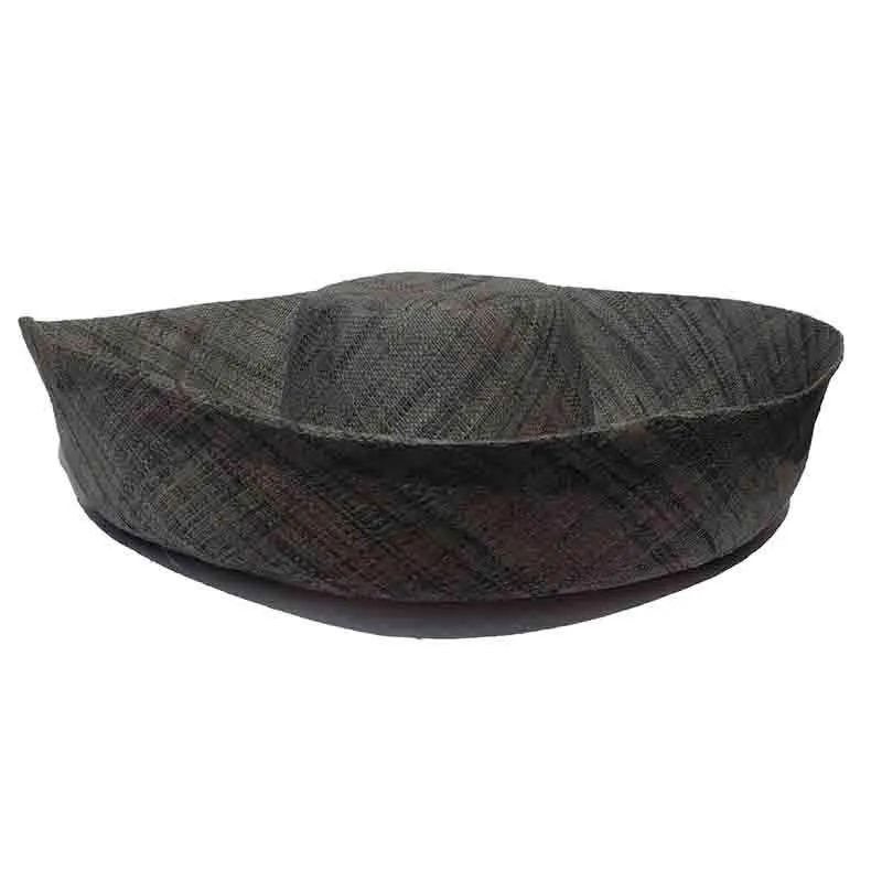 Madagascar Raffia Extra Large Brim Solid Color Beach Hat