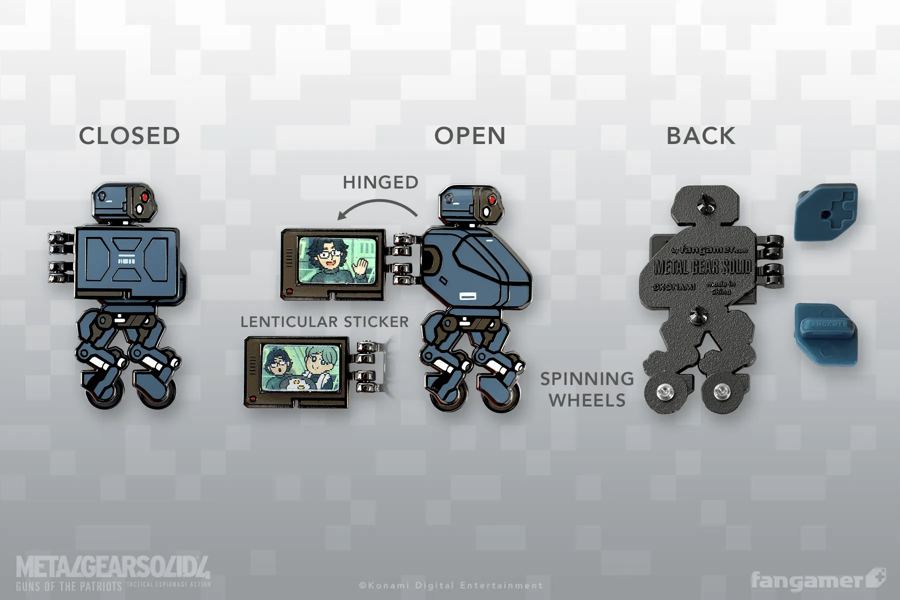 Metal Gear Mk. II Pin