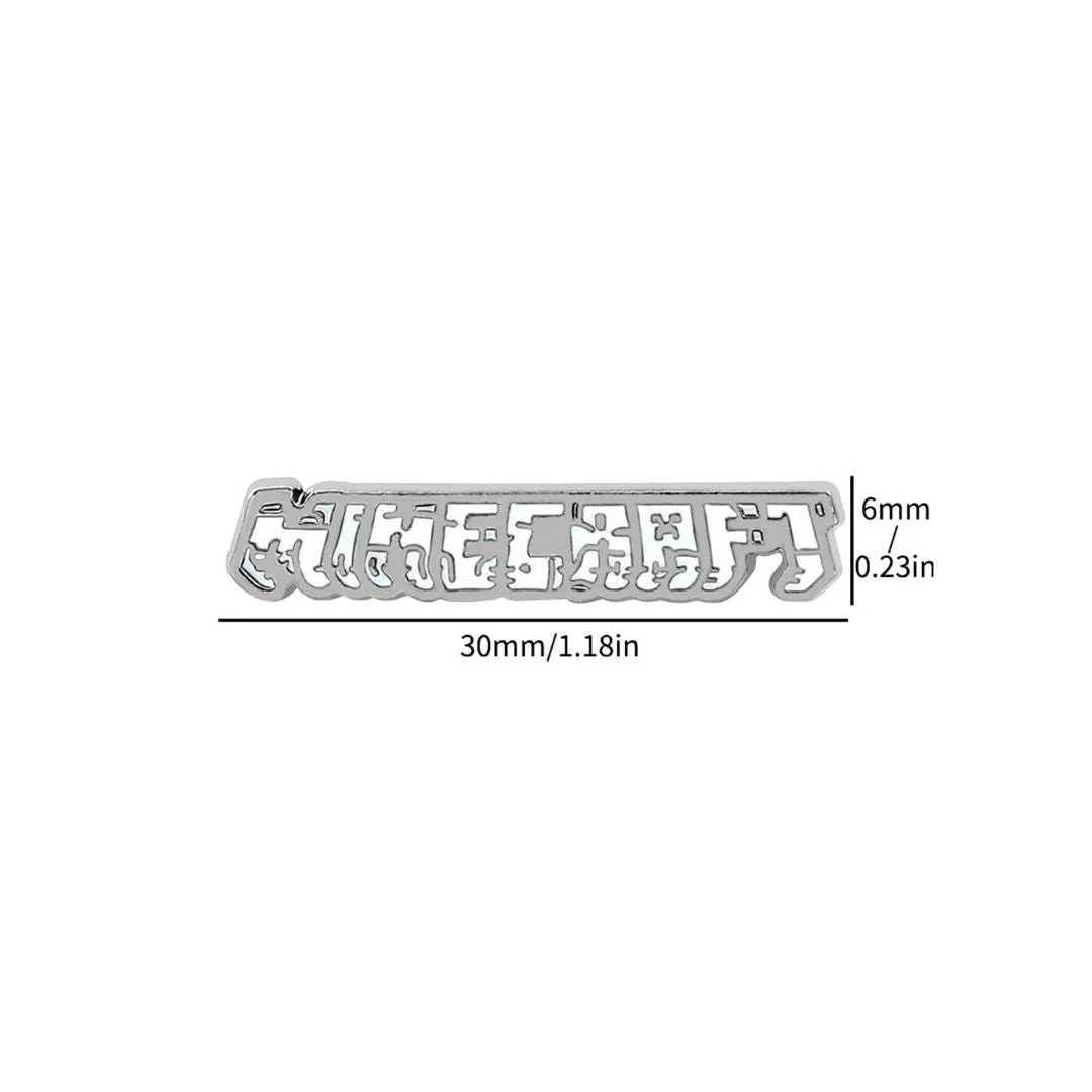 Mine-craft Enamel Lapel Pins | Pixelated Perfection Badges