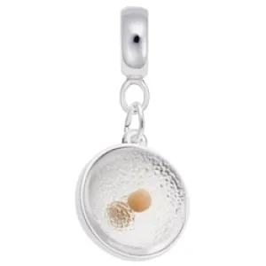 Mustard Seed Charm Dangle Bead In Sterling Silver