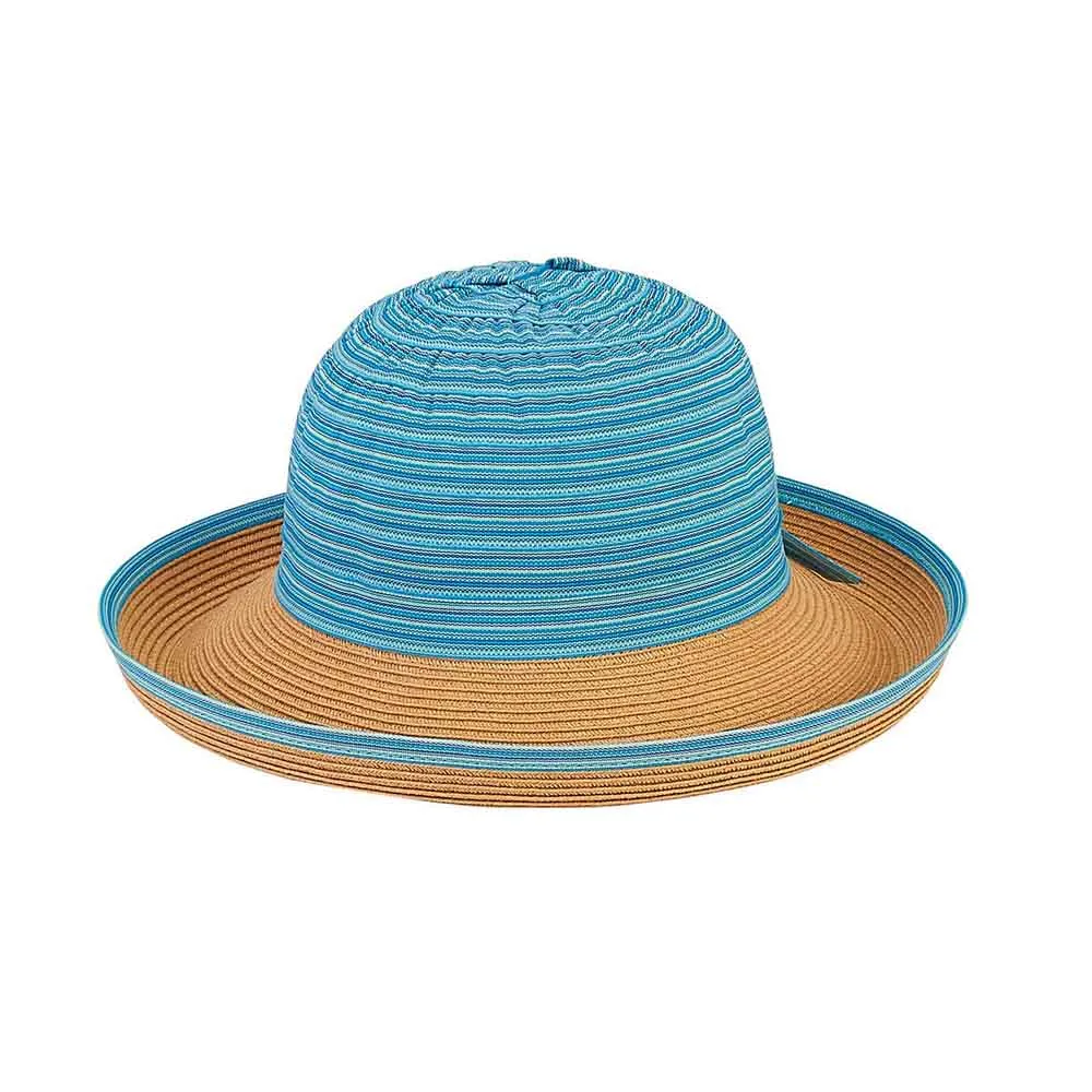 Petite Size Ribbon Crown Sun Hat - Sunny Dayz™