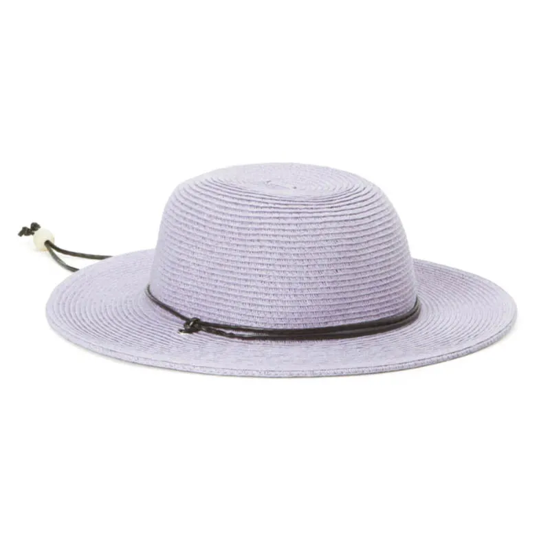 Petite Straw Wide Brim Sun Hat with Chin Cord - San Diego Hat Co