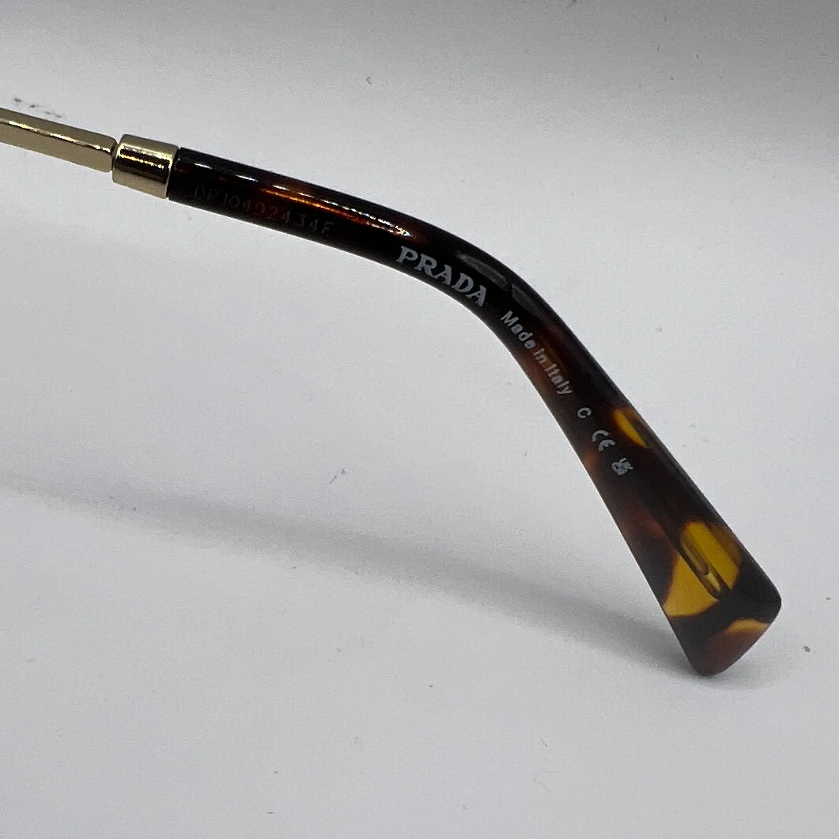 Prada PR 73ZS ZVN-5D1 58#14 140 Sunglasses - Gold Frame, Grey Gradient Lens