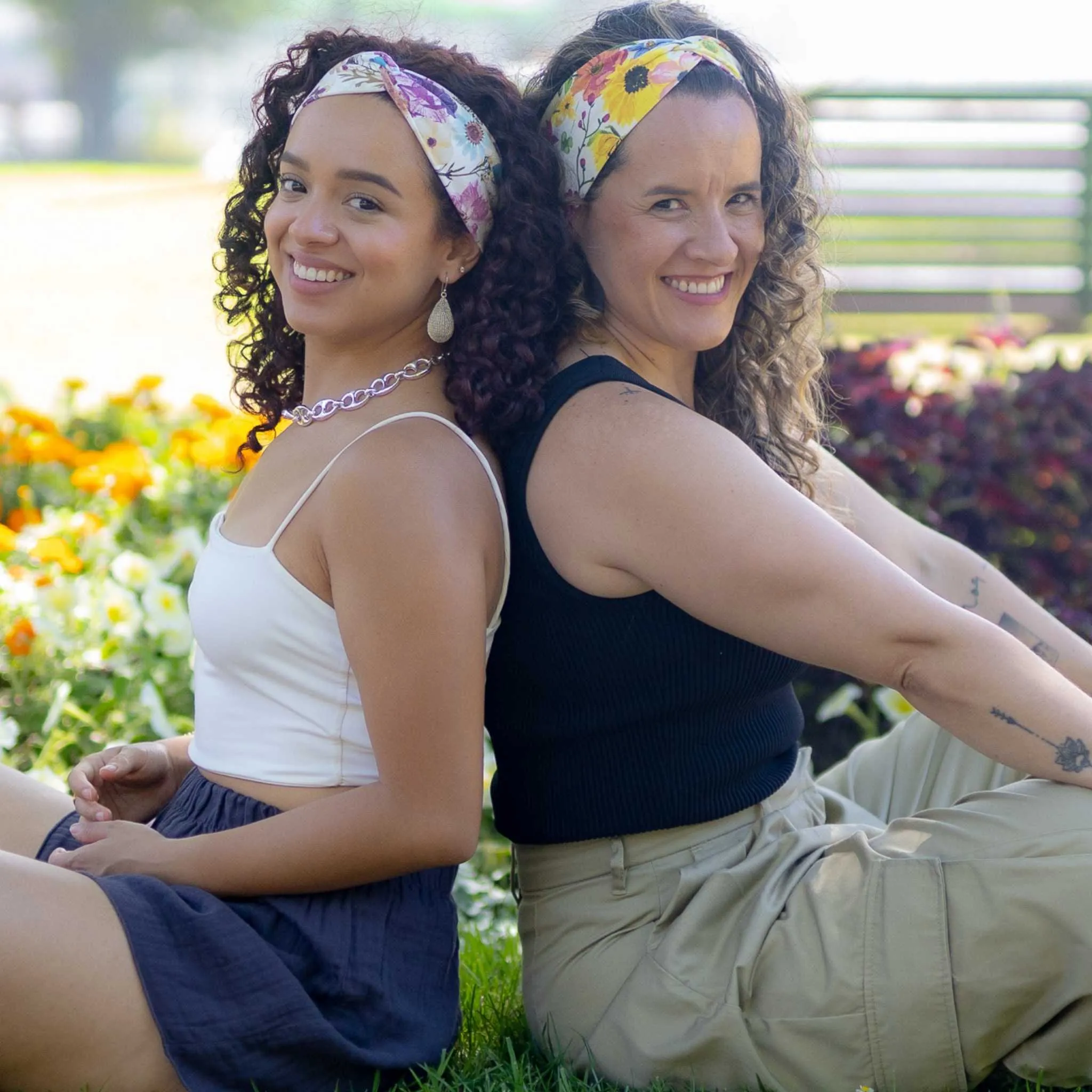 Purple Floral Headband