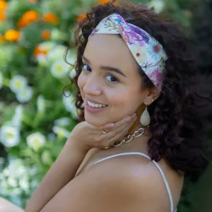 Purple Floral Headband