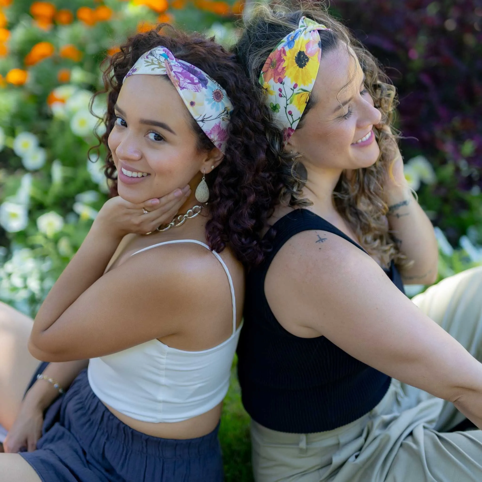 Purple Floral Headband