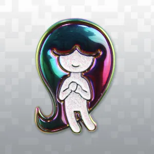 Rainbow Girl Pin