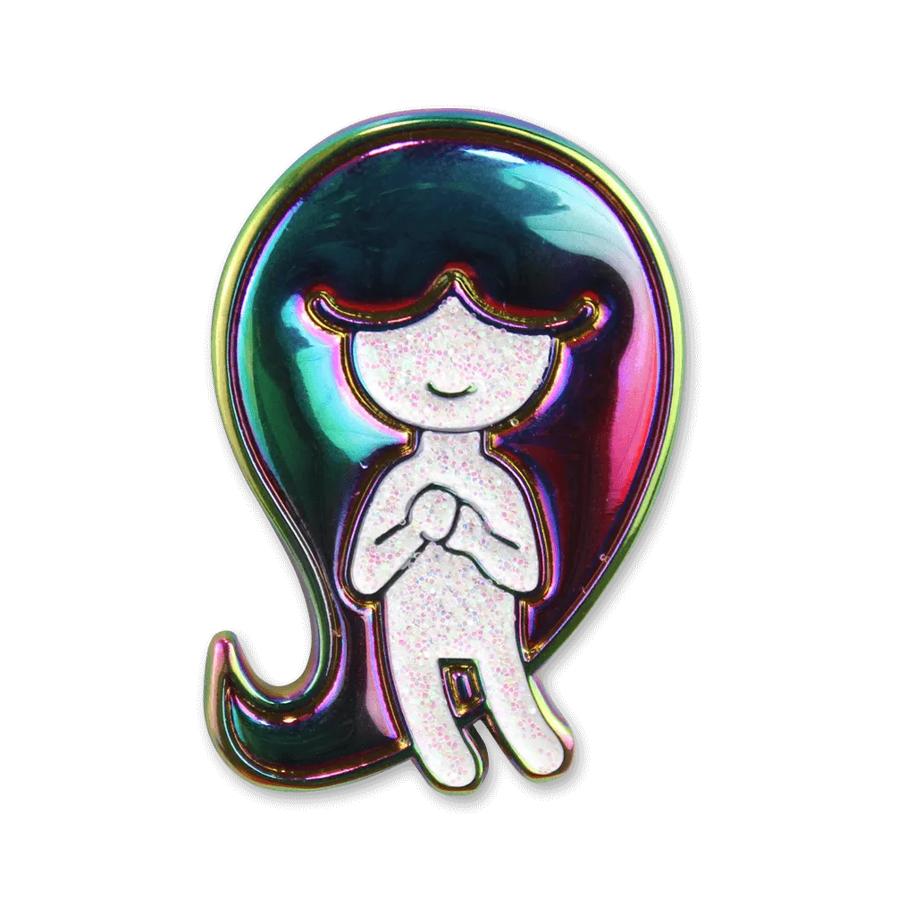 Rainbow Girl Pin