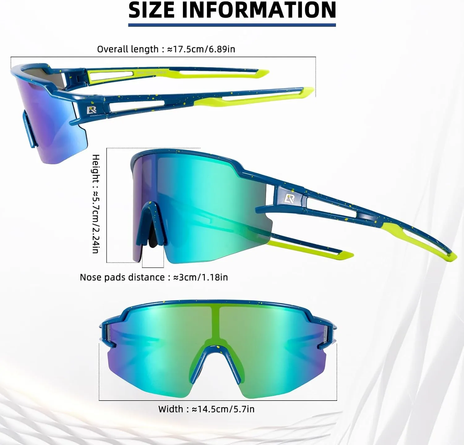 ROCKBROS Photochromic Sports Sunglasses for Men Women Cycling UV Protection