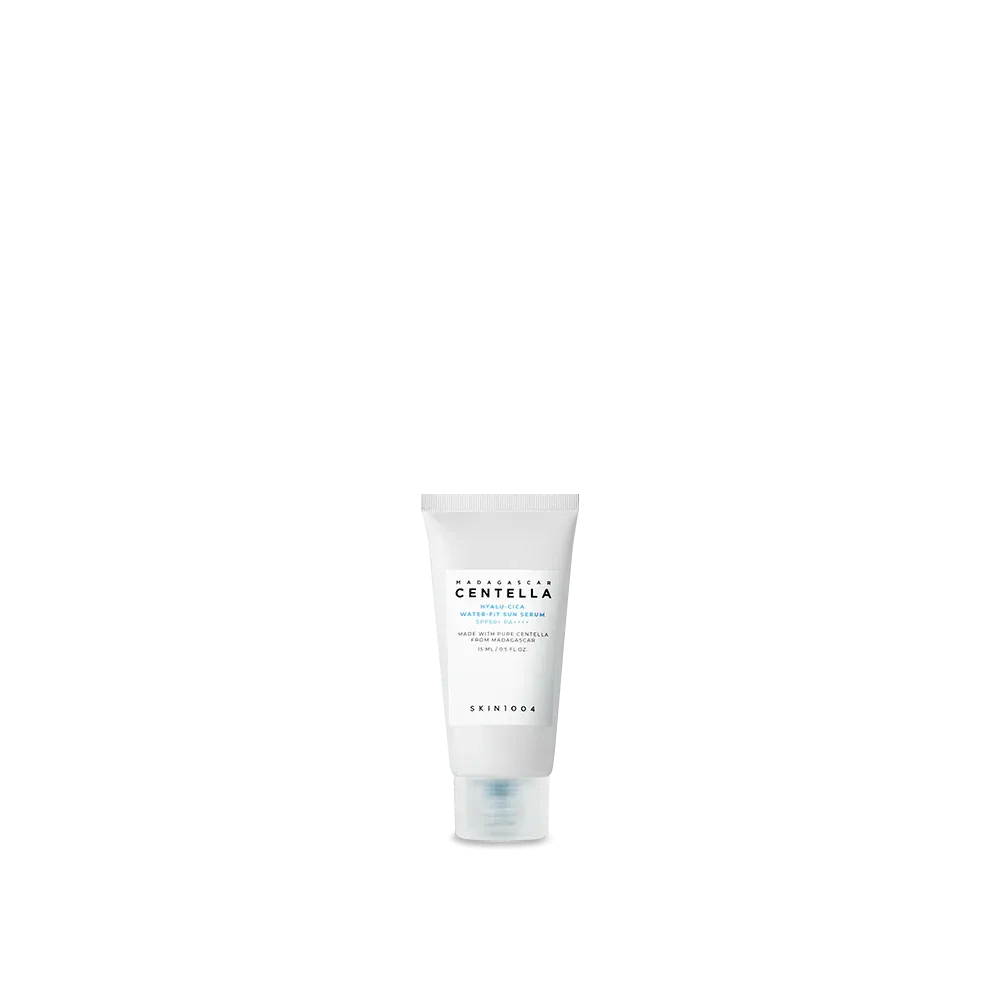 SKIN1004 Madagascar centella hyalu cica water fit sun serum spf 50 pa     واقي شمسي كيميائي مرطب