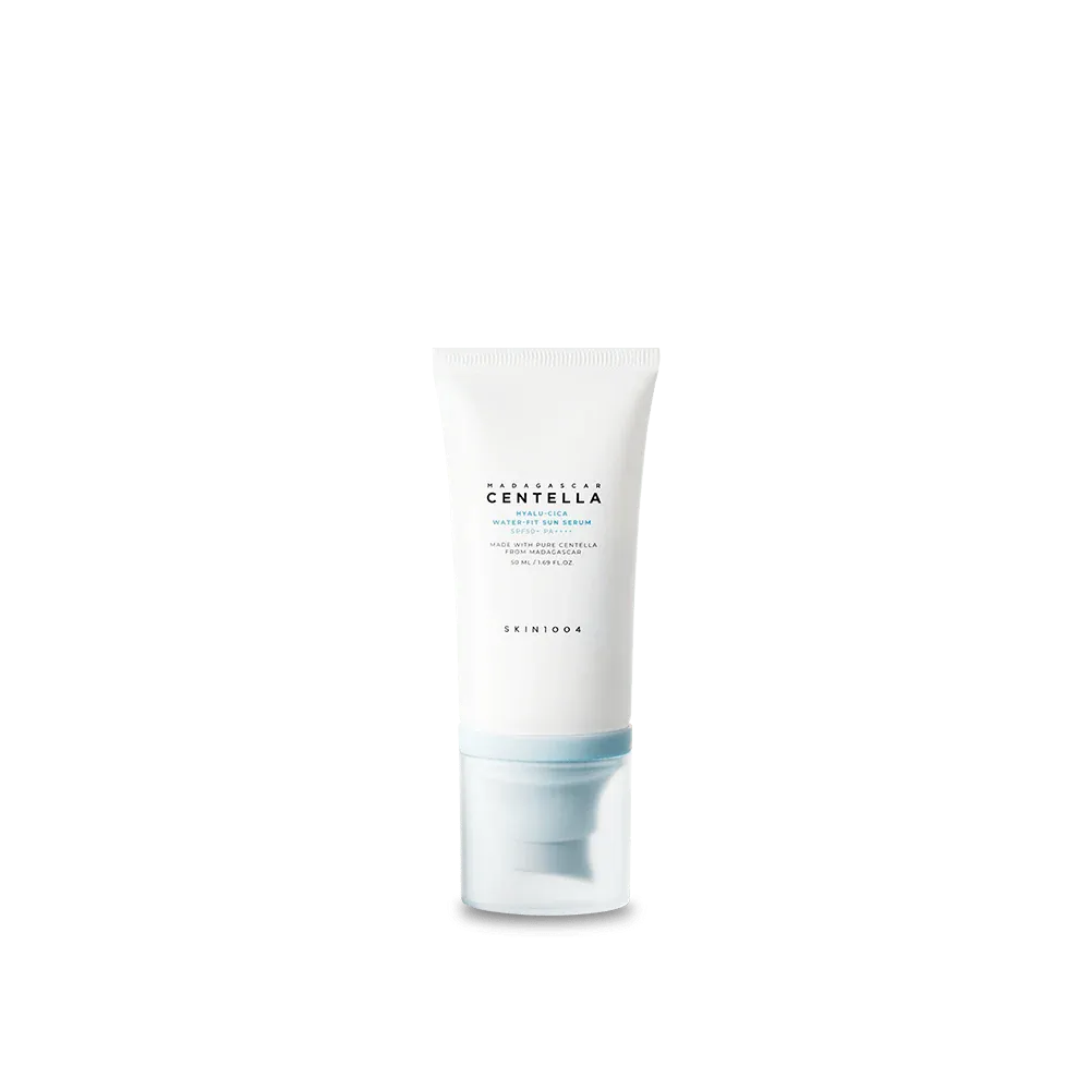 SKIN1004 Madagascar centella hyalu cica water fit sun serum spf 50 pa     واقي شمسي كيميائي مرطب
