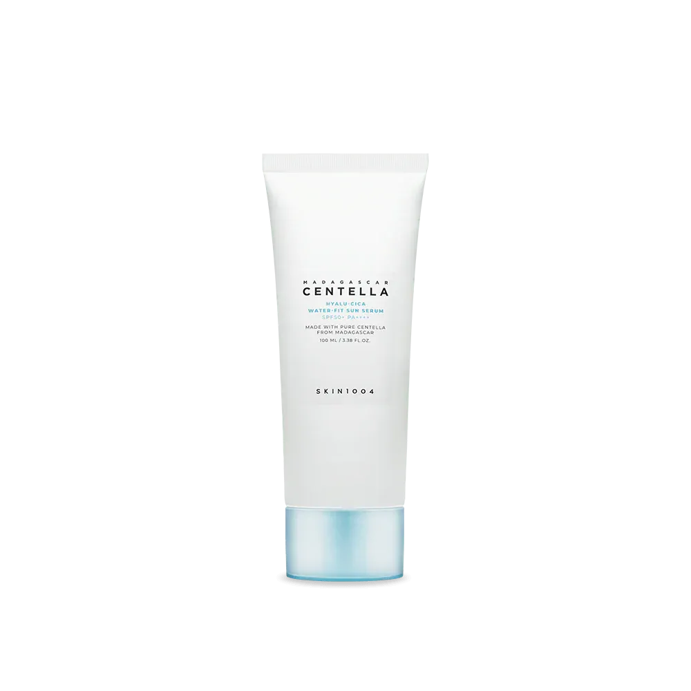 SKIN1004 Madagascar centella hyalu cica water fit sun serum spf 50 pa     واقي شمسي كيميائي مرطب