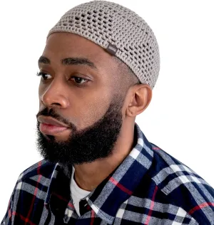 SnugZero Skull Cap for Men - Handmade Knit in Breathable Cooling Bamboo Cotton - Helmet Liner Sleep Kufi Hat