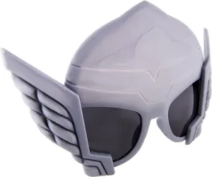 Sun-Staches Avengers Sunglasses | Hulk, Iron Man, Thor, or Captain America Costume Accessory | UV 400 | One Size Fits Most