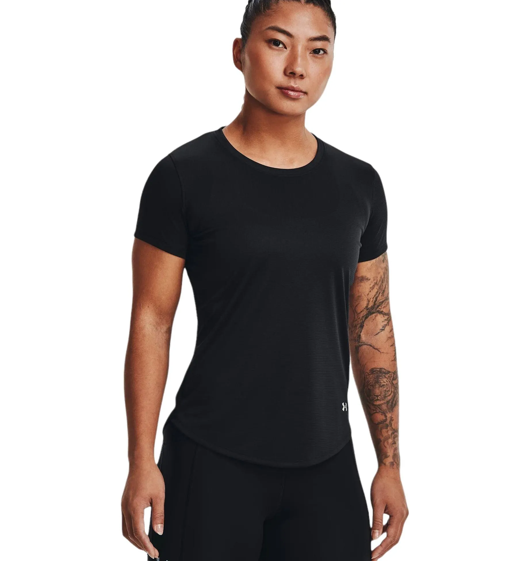 T-shirt Speed Stride 2.0 Donna Black/Reflective