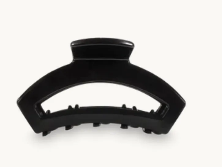 Teleties Open Jet Black Tiny Hair Clip