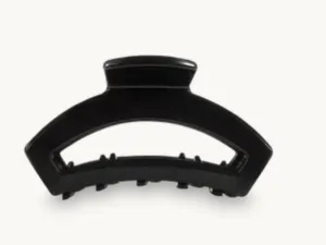 Teleties Open Jet Black Tiny Hair Clip