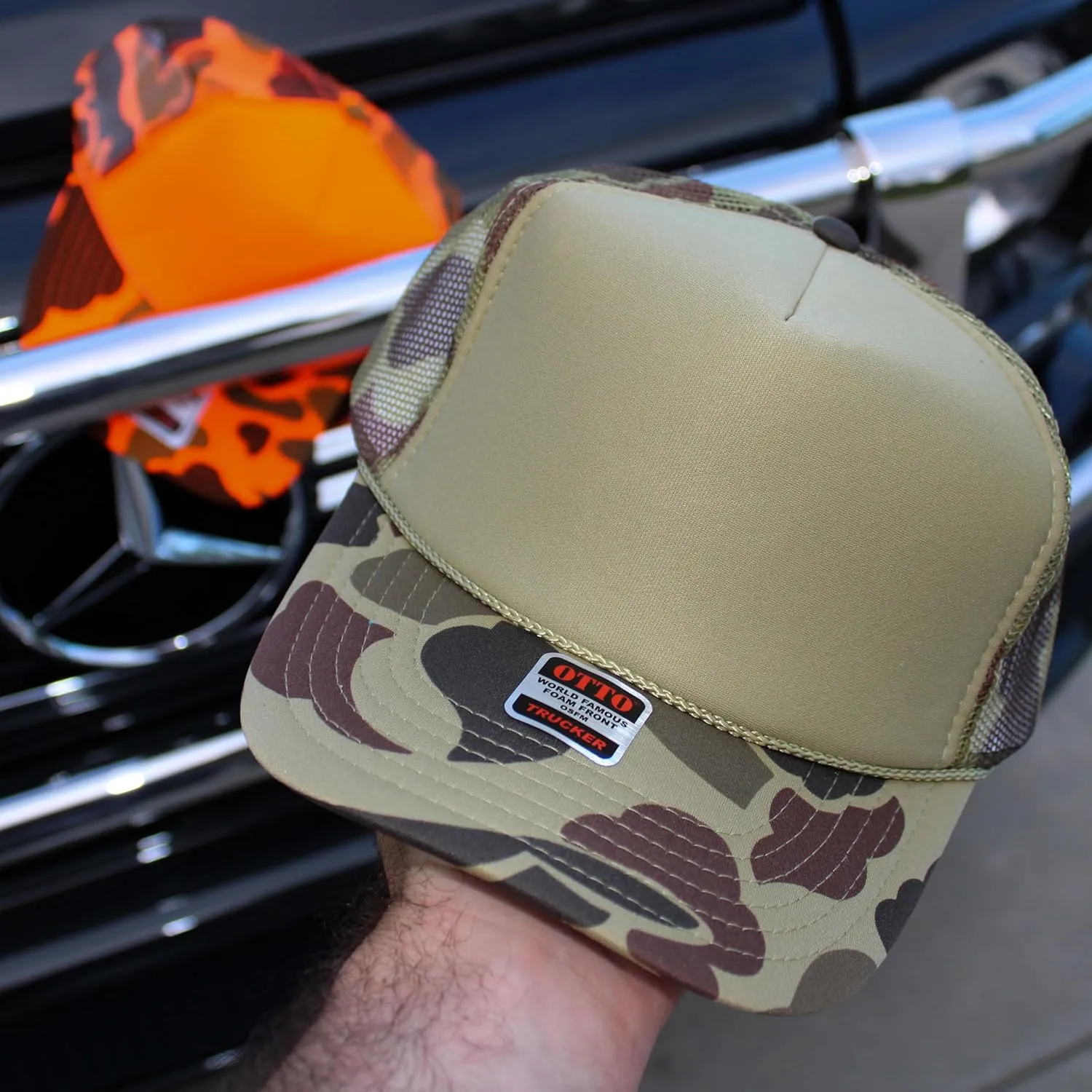 The World's Greatest Trucker Hat Blank - 109 Available Colors - Wholesale and Bulk Classic High Crown Mesh Back Trucker Hat