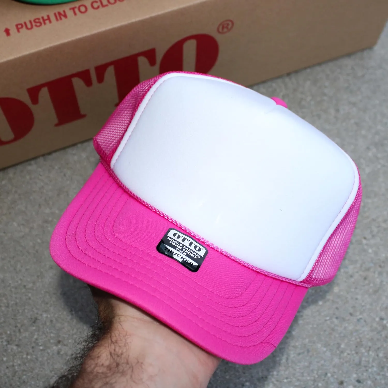 The World's Greatest Trucker Hat Blank - 109 Available Colors - Wholesale and Bulk Classic High Crown Mesh Back Trucker Hat