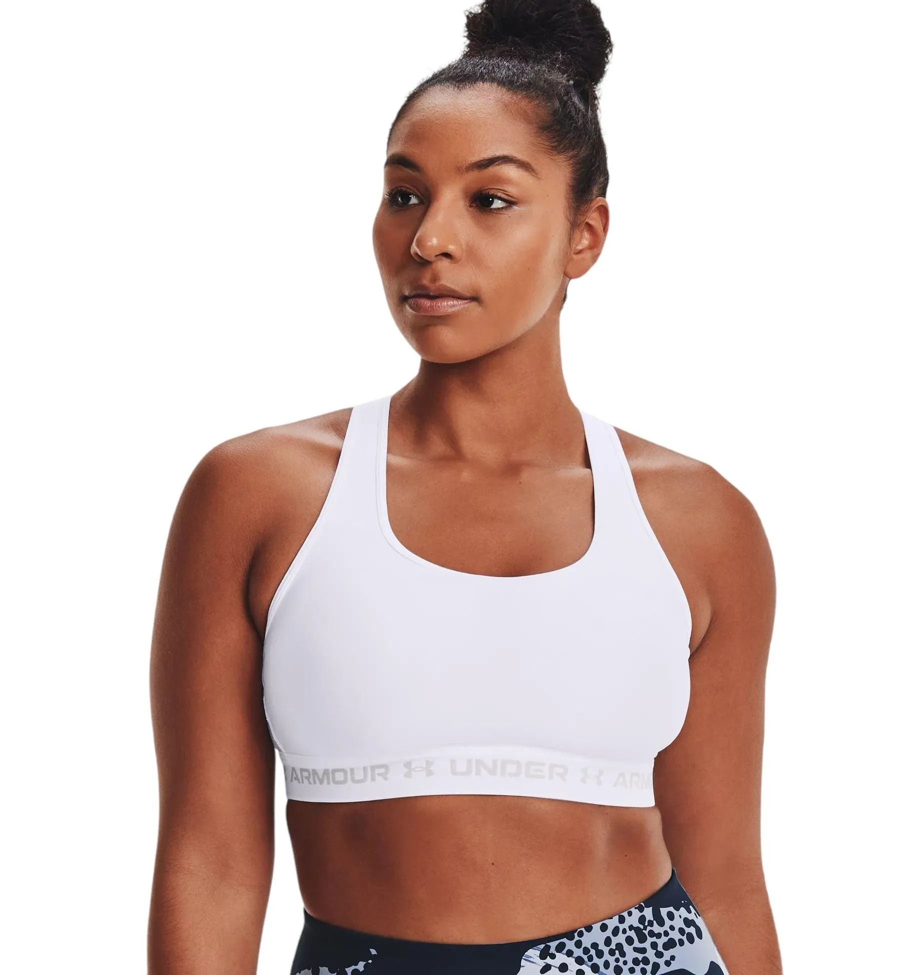 Top Mid Crossback Sport Donna White/Halo Gray