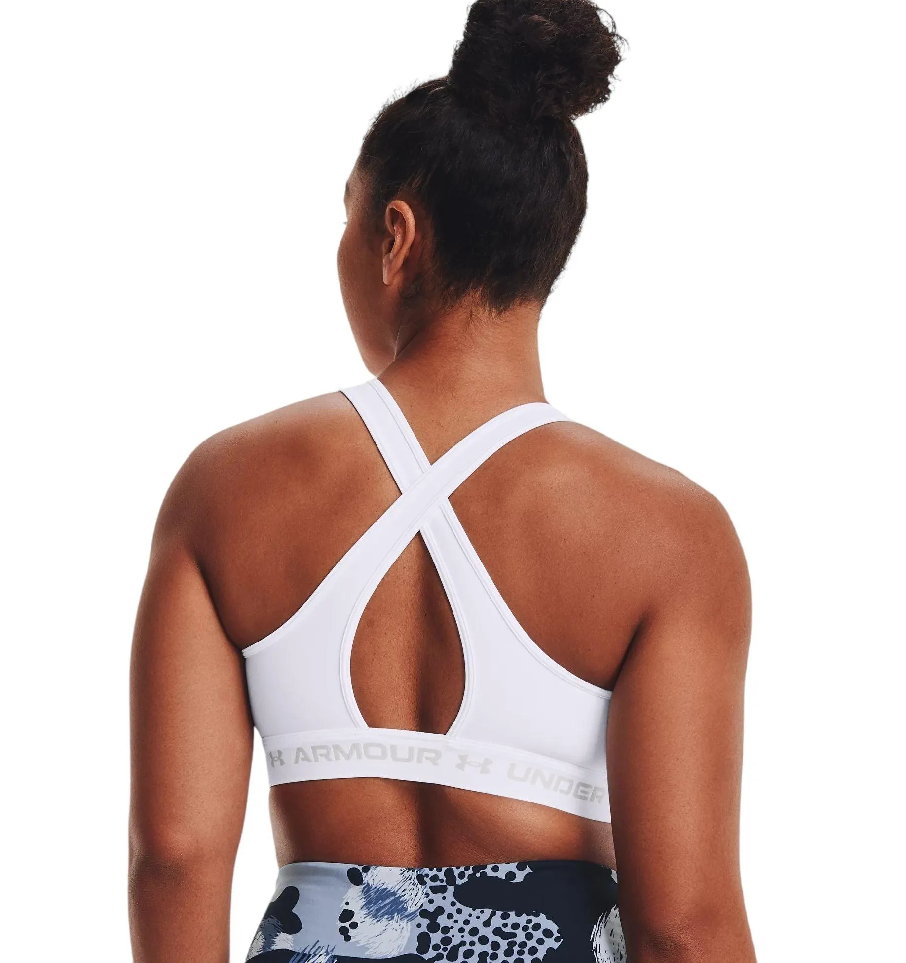 Top Mid Crossback Sport Donna White/Halo Gray
