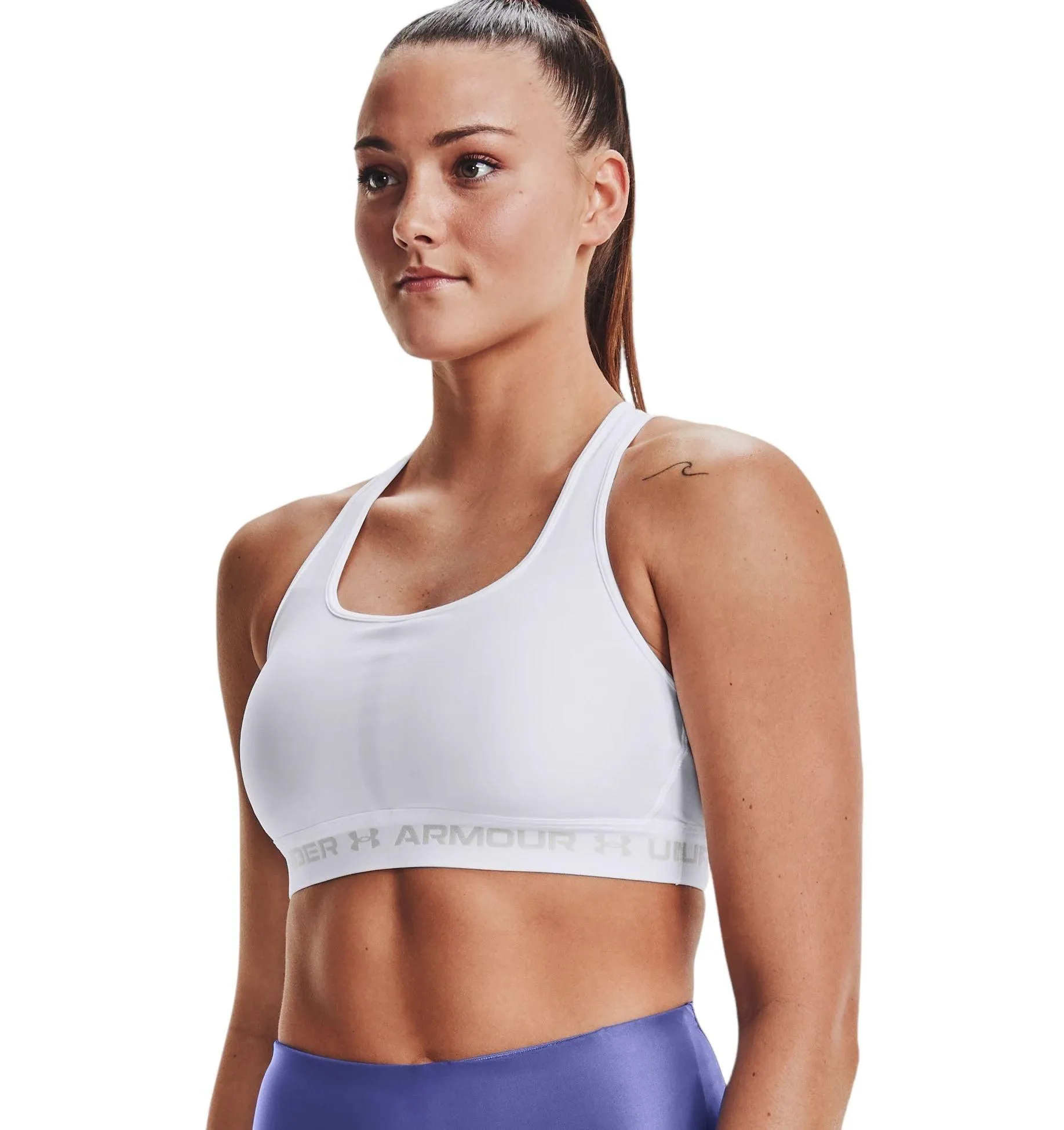 Top Mid Crossback Sport Donna White/Halo Gray