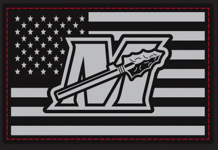 UA Adjustable Warrior Flag Black Baseball Cap