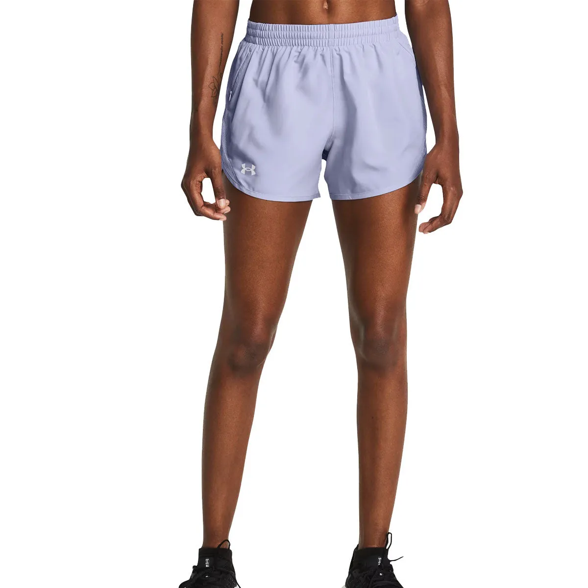 Under Armour Fly By Running Shorts - Womens - Celeste/Reflective