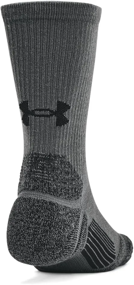 Under Armour Unisex Adult Performance Tech Pro Crew Socks (3 Pairs)