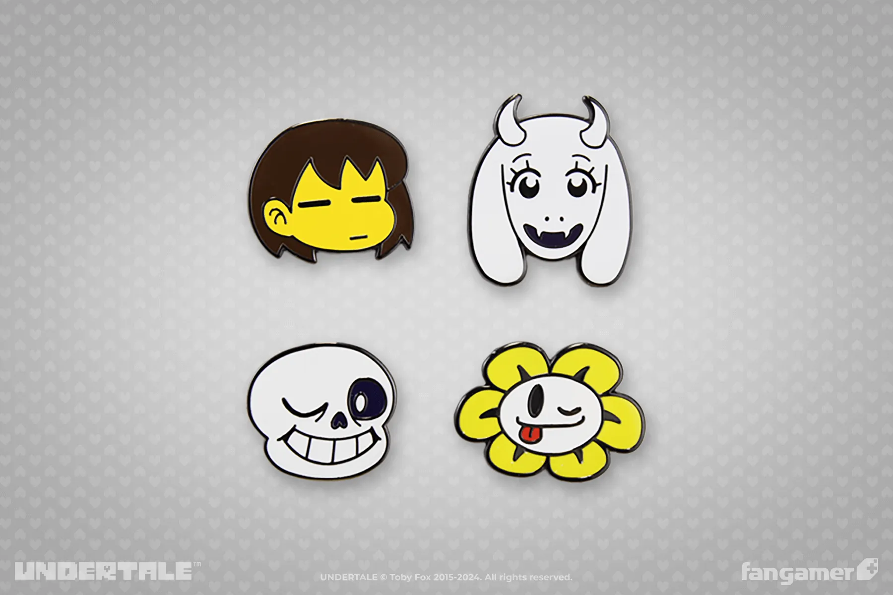 UNDERTALE - Character Pins Set 2