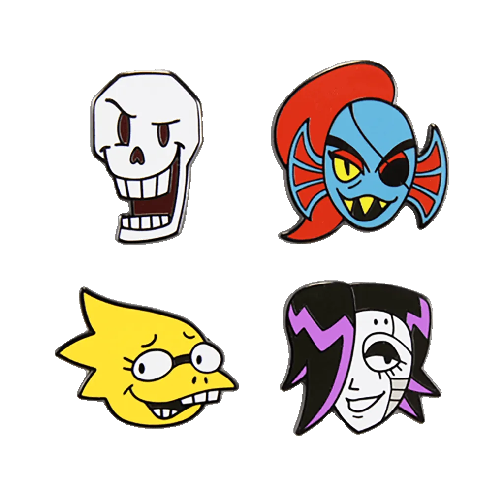 UNDERTALE - Character Pins Set 2