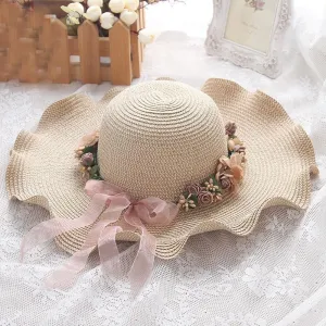 Wide brim hat: Best Panama Wide Brim Floppy Hat
